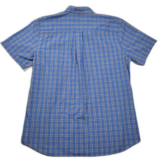 Saddlebred Men's Classic Fit SS Button Down Plaid Shirt XL - Picture 2 of 10